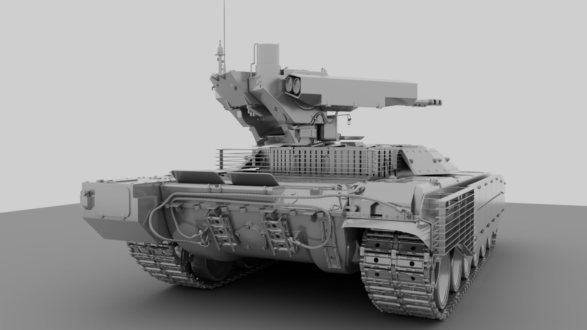 T-72 Terminator Hight poly 3D model_3