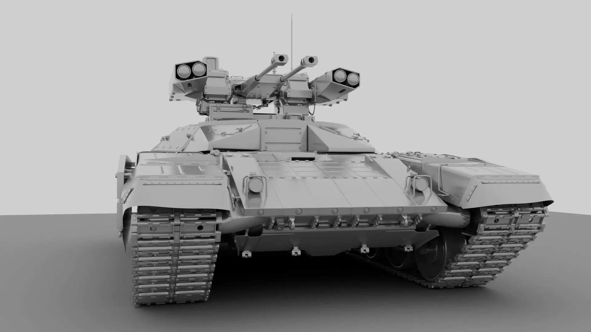 T-72 Terminator Hight poly 3D model_0