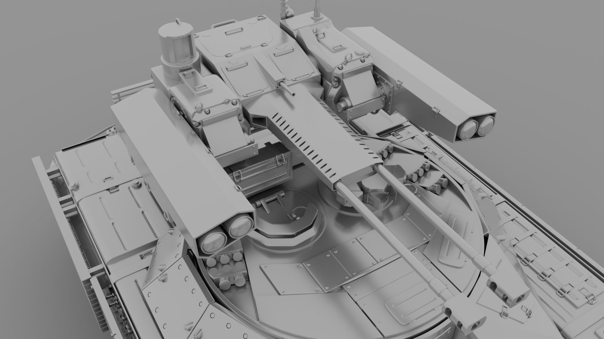 T-72 Terminator Hight poly 3D model_1