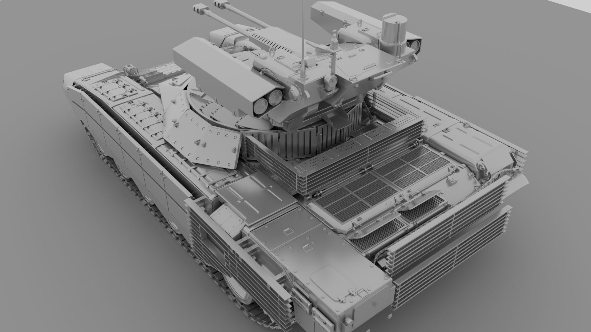 T-72 Terminator Hight poly 3D model_2