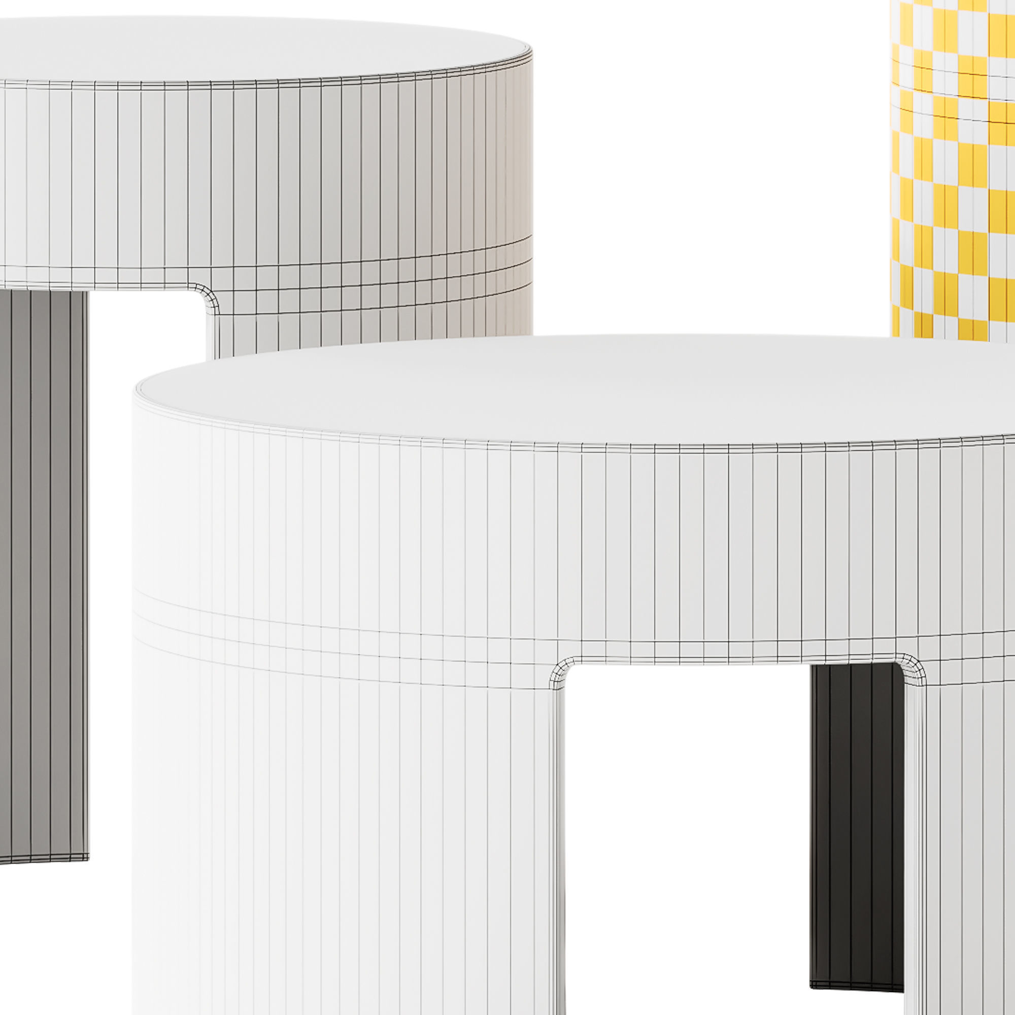 Meridiani GONG Coffee Tables 3D model_5