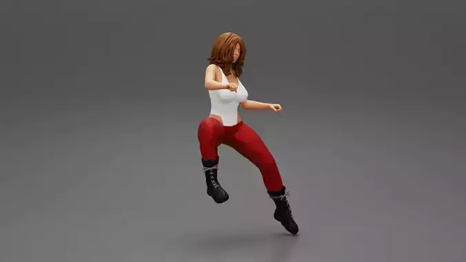 beautiful woman sitting and driving a motorbike