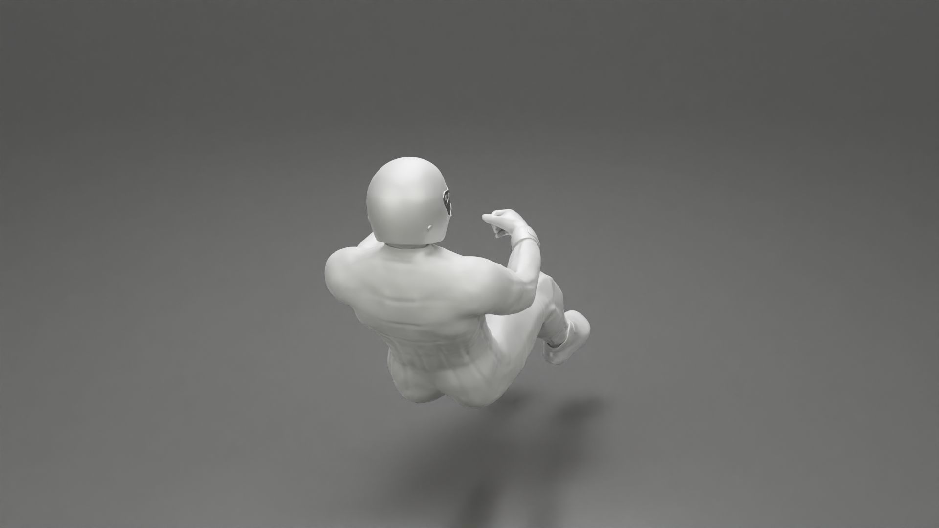 Racing Driver Sitting in Touring Car Cockpit with Racing Suit 3D print model_8