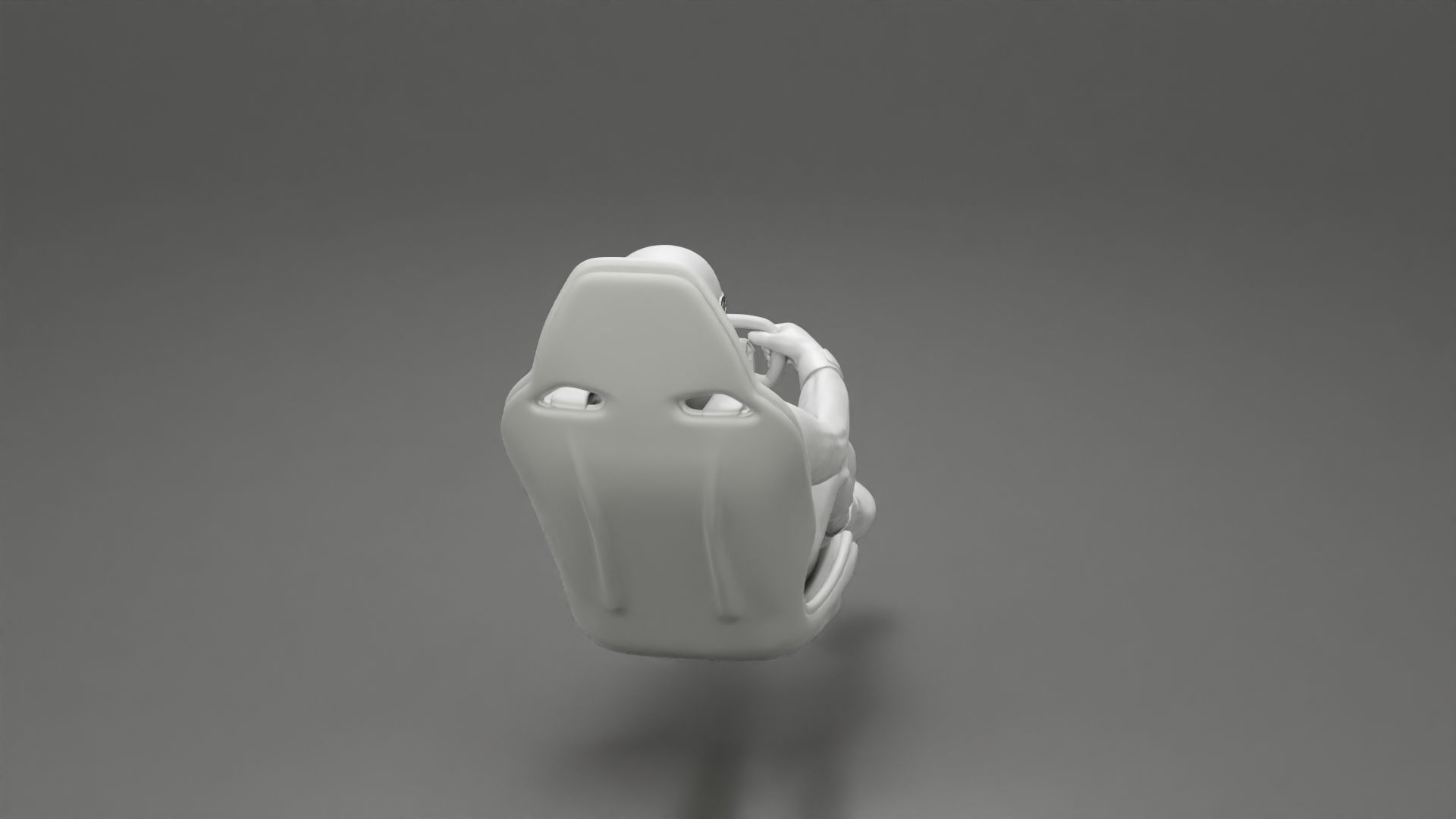 Racing Driver Sitting in Touring Car Cockpit with Racing Suit 2 3D print model_8