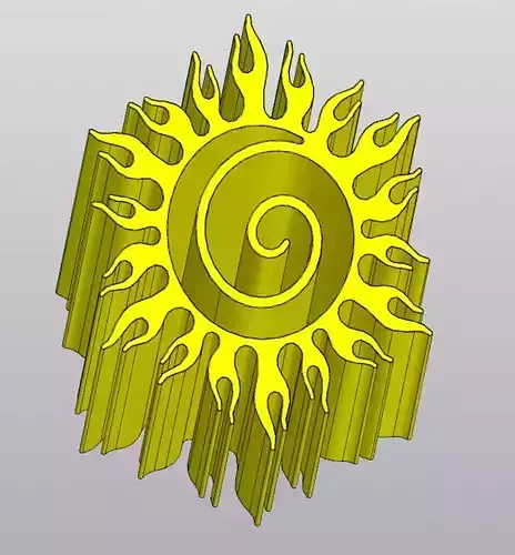 Sunny flame Organizer 3D print model