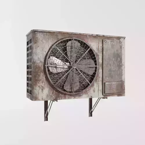 AC Rusty - Low Poly  Game-Ready