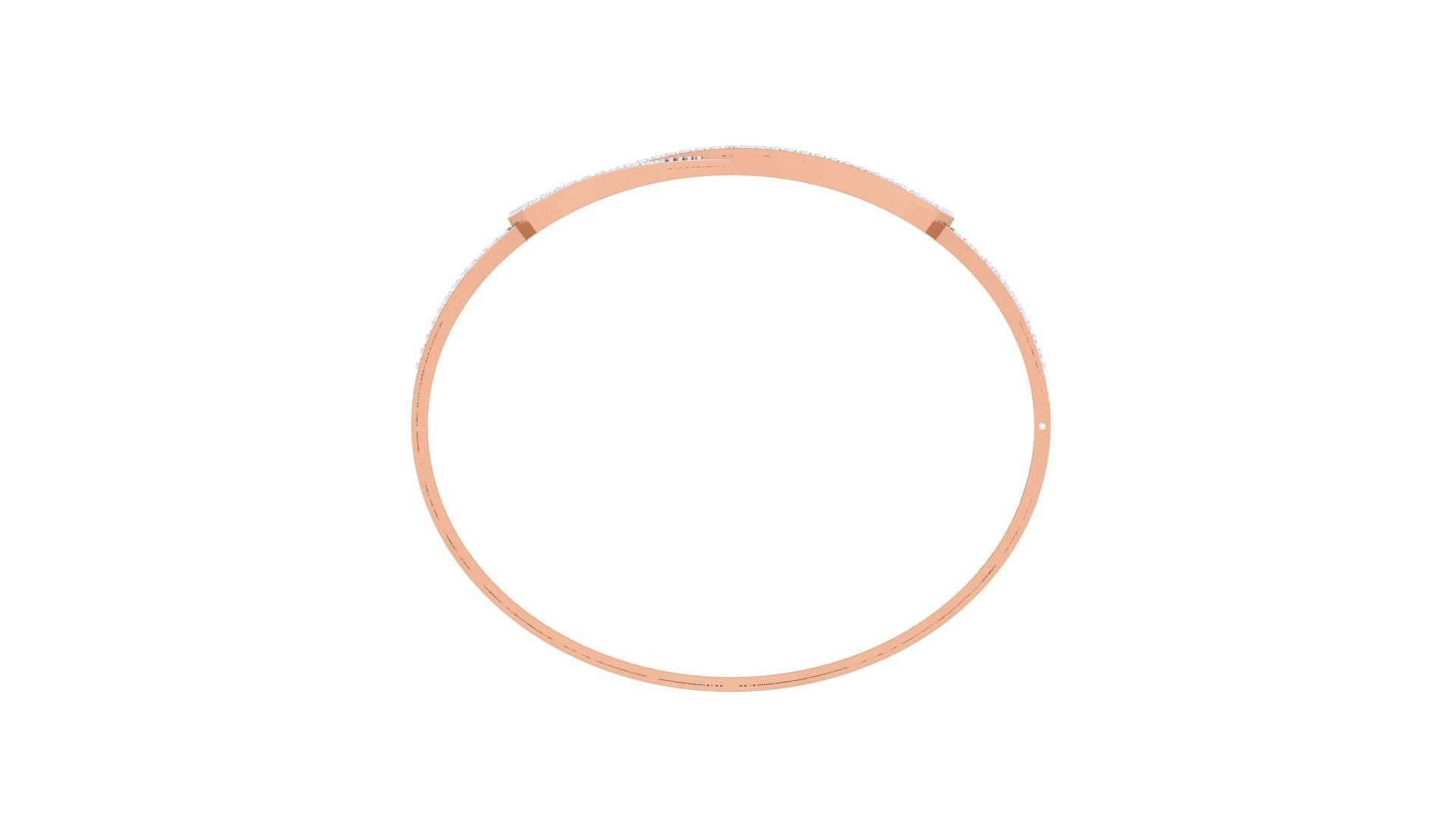 Women Light wt Diamond Bracelet 3dm renders 3D print model_11