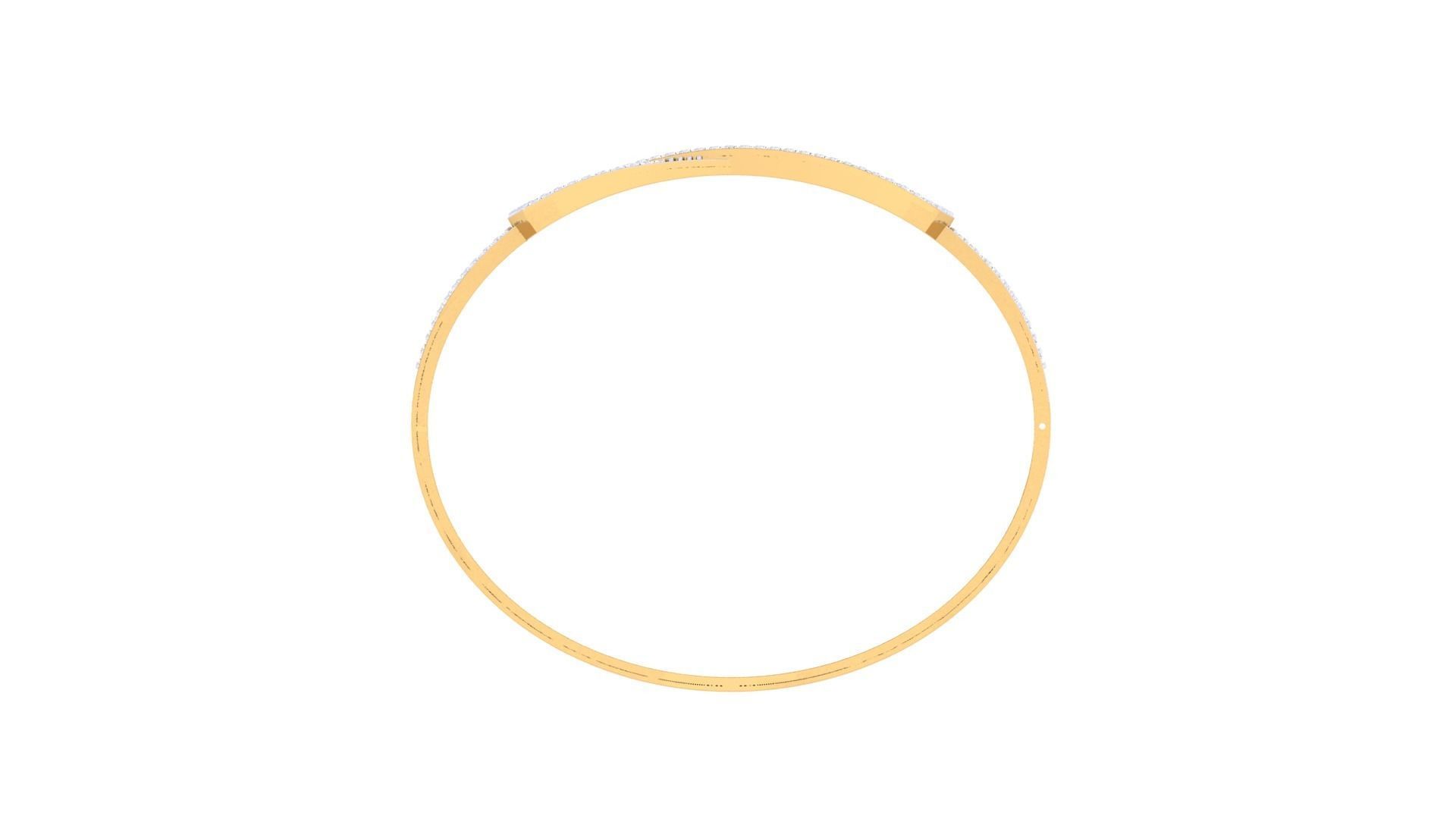 Women Light wt Diamond Bracelet 3dm renders 3D print model_9