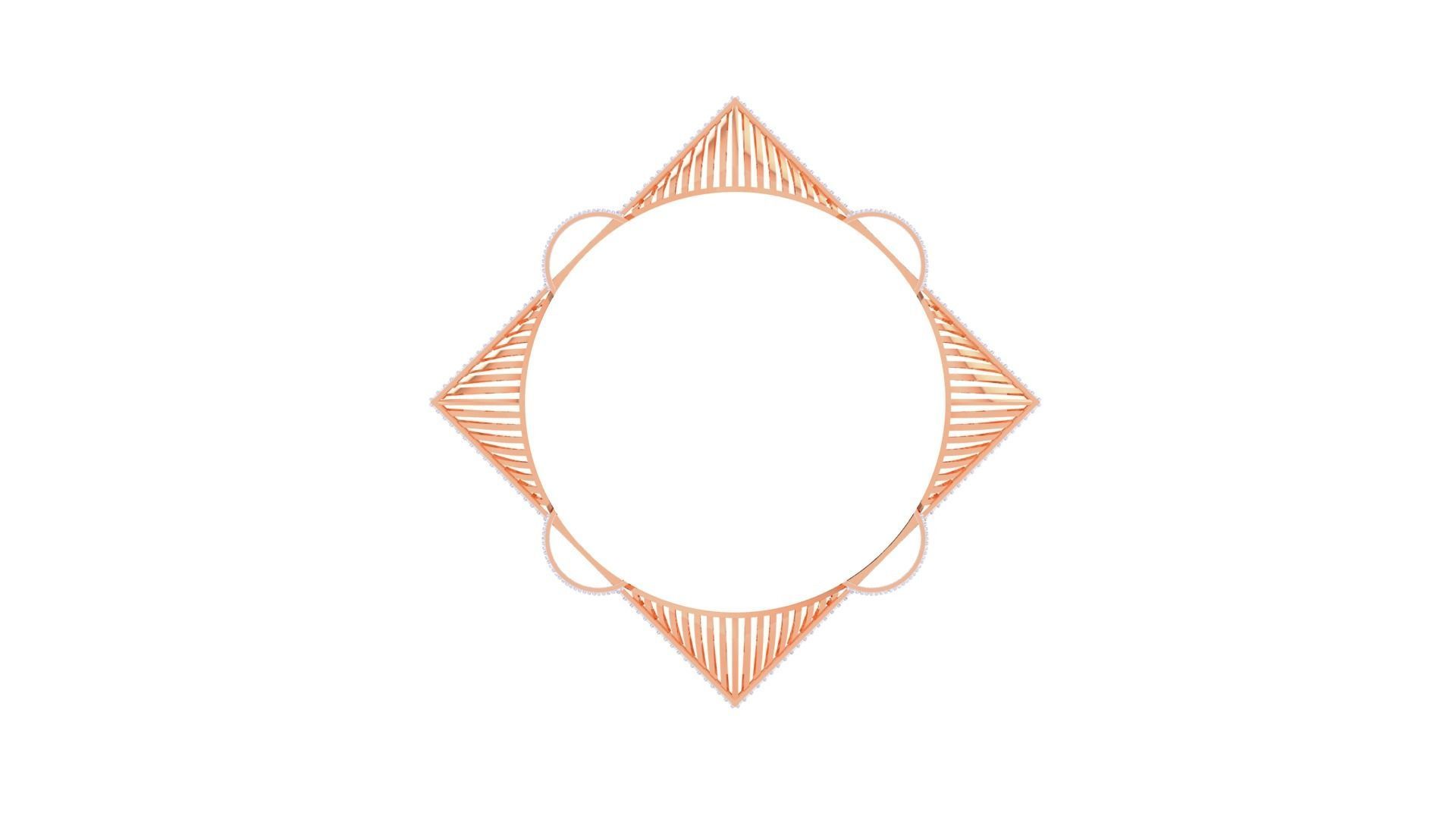 Ultra Vision Wire Mesh Square Solid Diamond Women Bracelets 3dm 3D print model_11