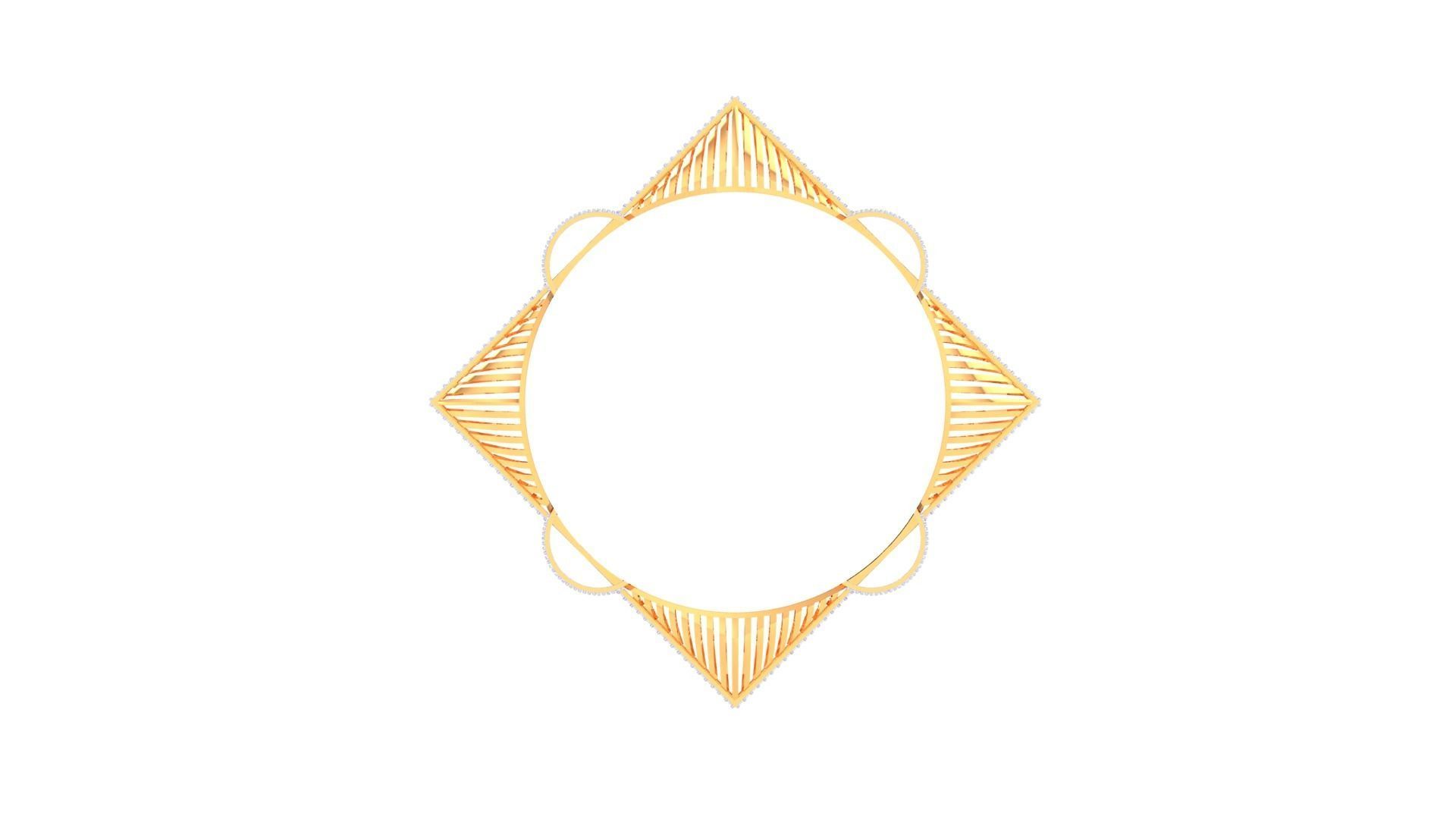 Ultra Vision Wire Mesh Square Solid Diamond Women Bracelets 3dm 3D print model_9