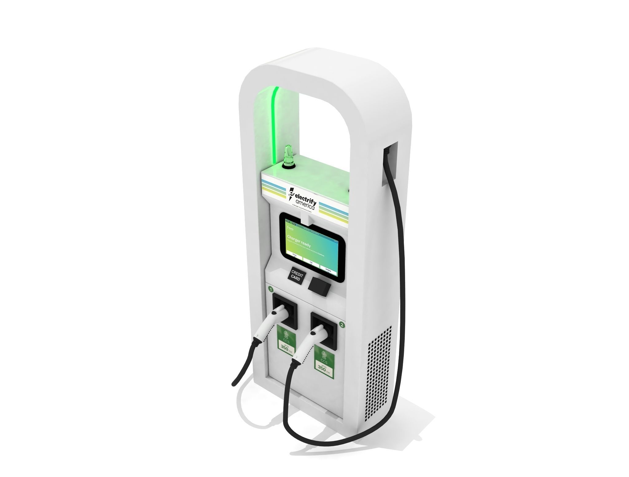  Vehicle Charging Pump Station EV 01 3D model_3