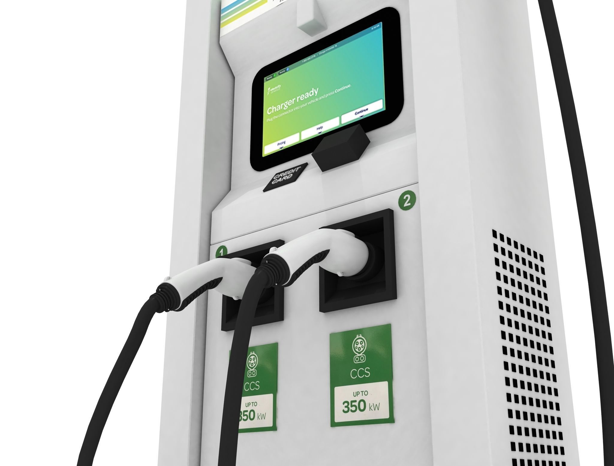  Vehicle Charging Pump Station EV 01 3D model_4