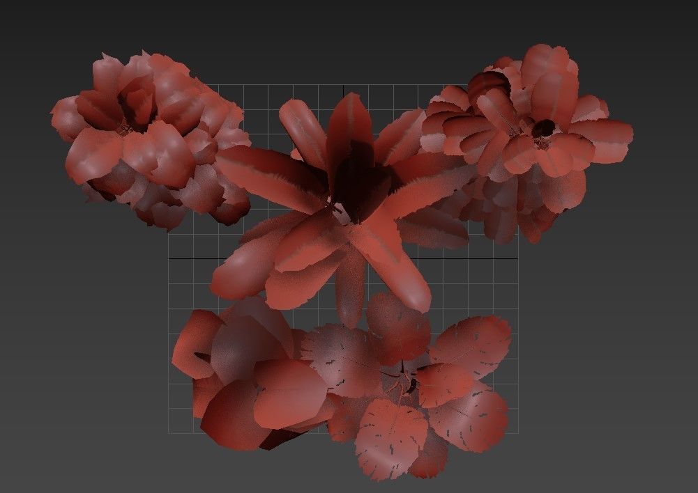 Plant set 03 3D model_14