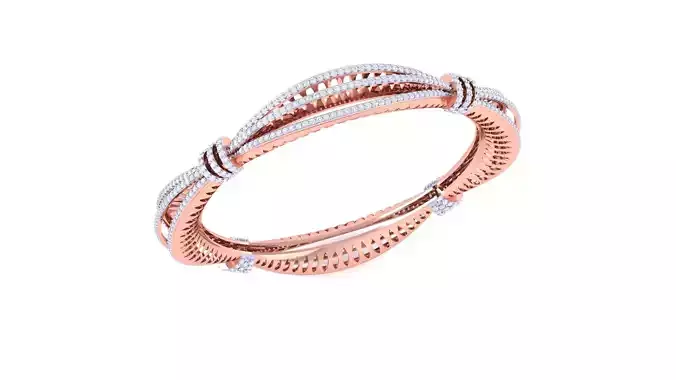 Ultra Vision Mesh Square Solid Diamond Women Bracelets 3dm 3D print model
