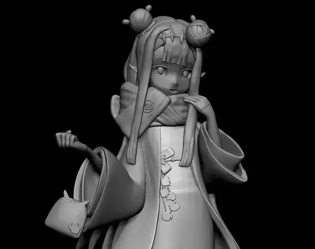 Ninomae Inanis - Kimono outfit