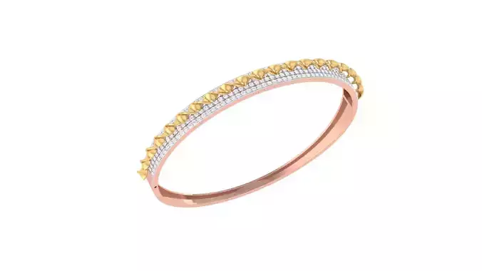 Solid Diamond Women Bracelets 3dm renders  3D print model