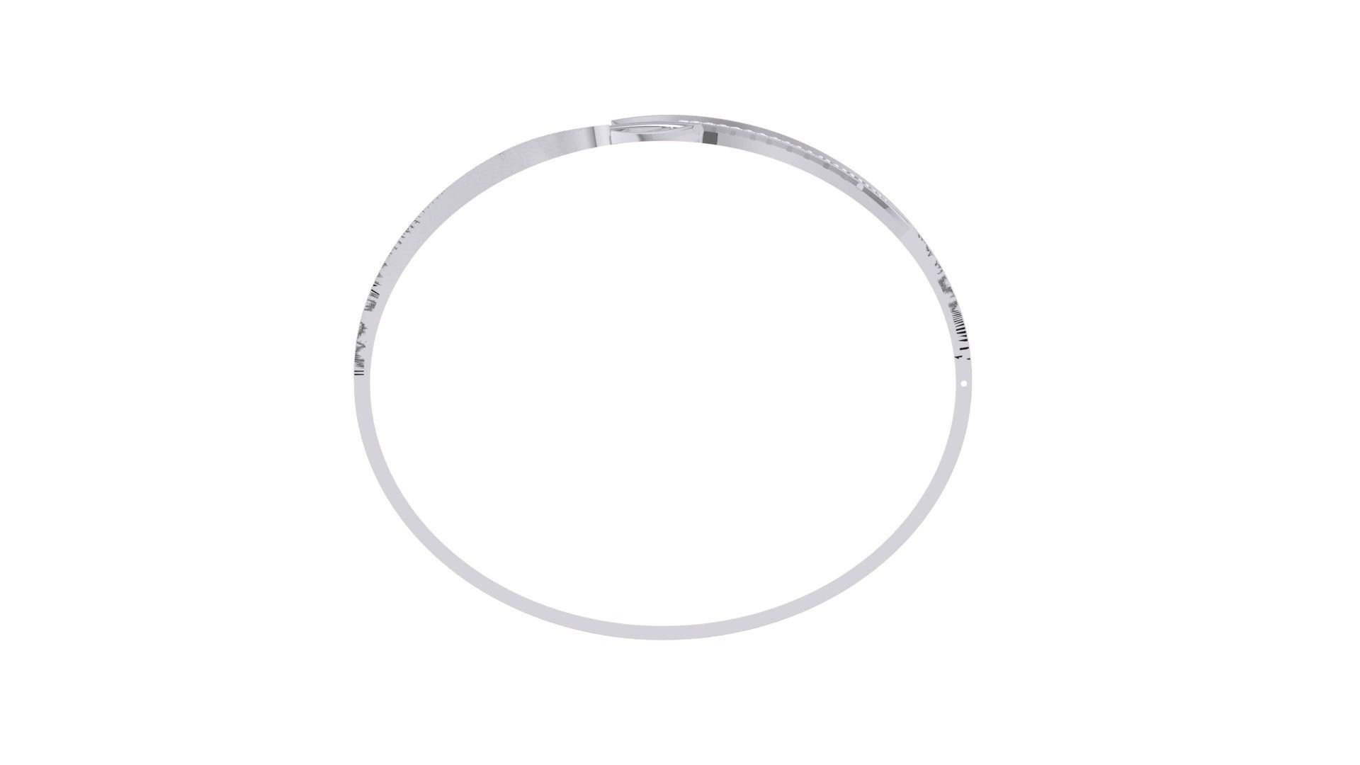 Ultra Vision Mesh Wire Women Light wt Diamond Bracelet 3dm  3D print model_10