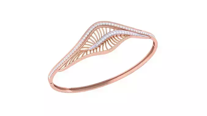 Mesh Wire Women Light wt Diamond Bracelet 3dm renders 3D print model