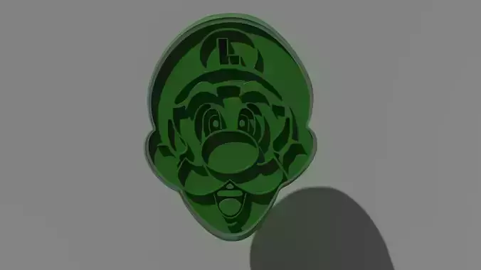 Luigi cookie cutter