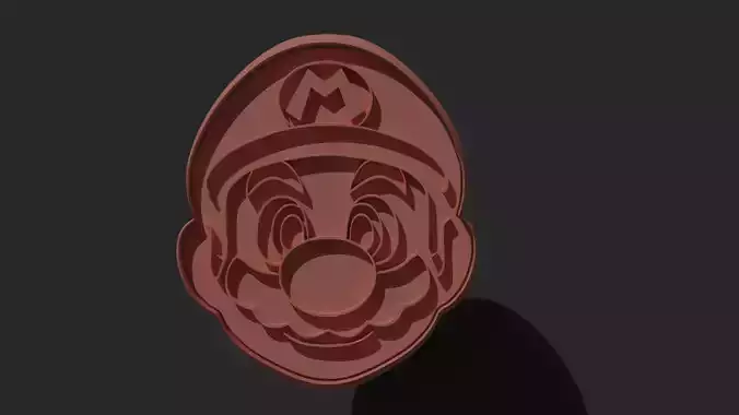 Mario cookie cutter