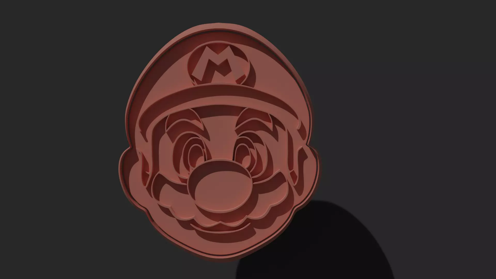 Mario cookie cutter 3D print model