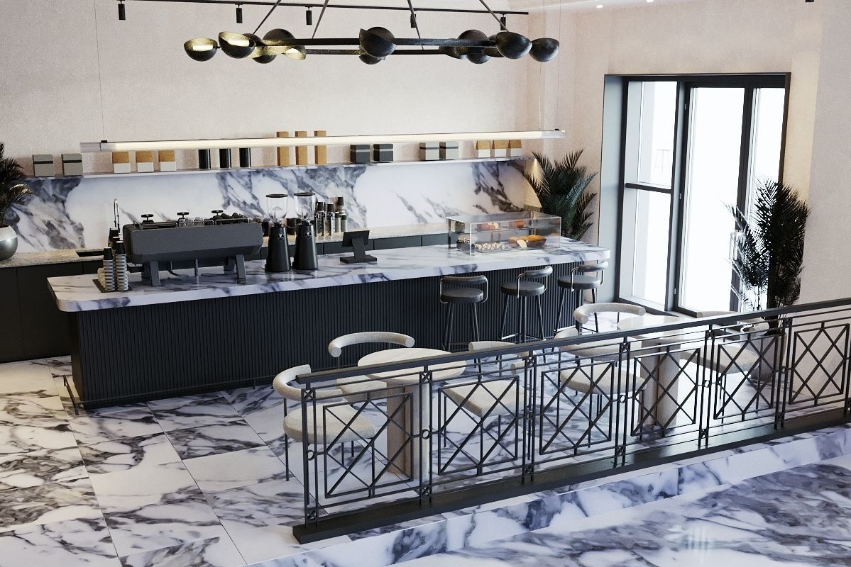 COFFEESHOP INTERIOR 3D model_6