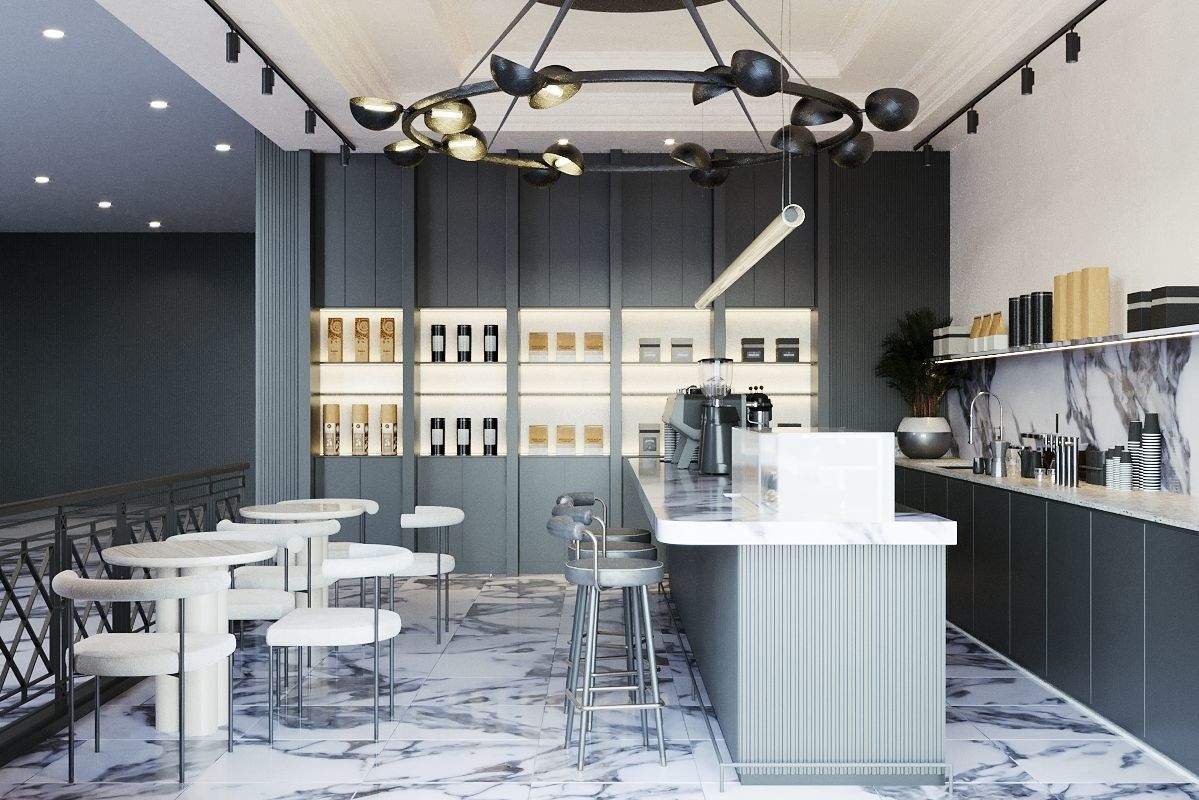 COFFEESHOP INTERIOR 3D model_7