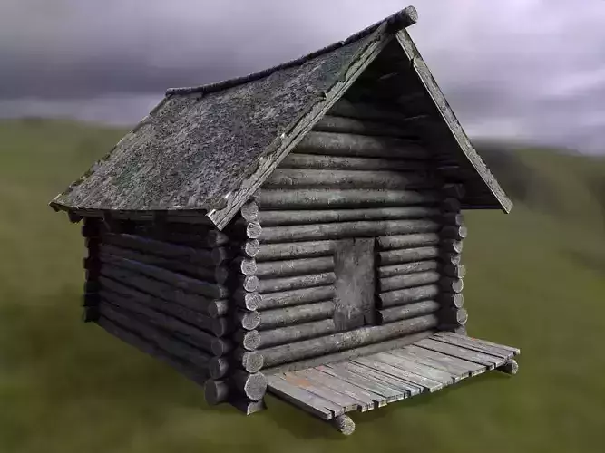 Ancient slavic house
