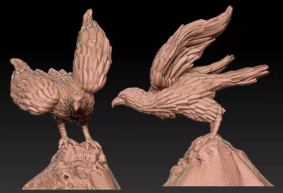 Eagle 3D print model_0