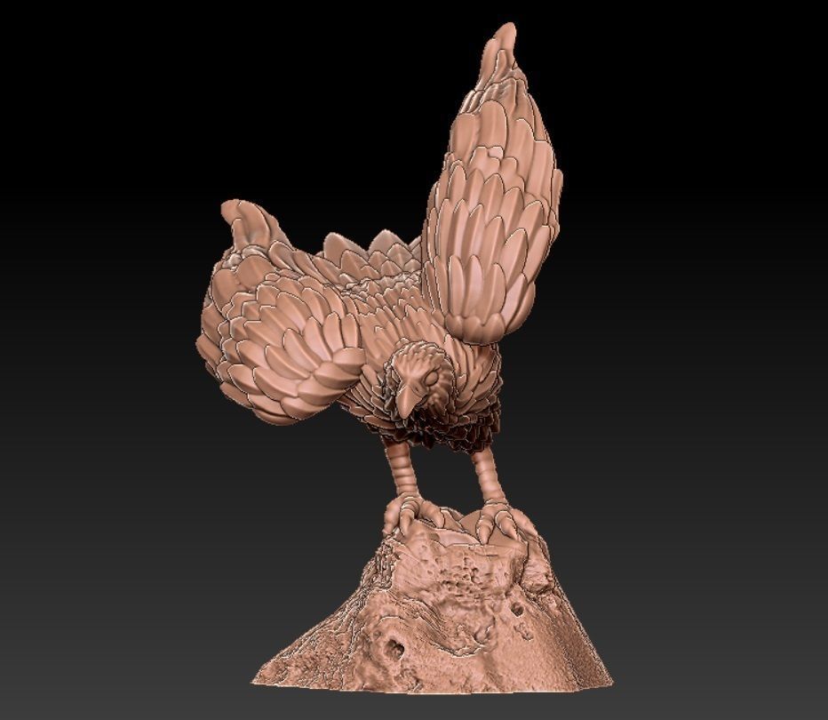 Eagle 3D print model_2