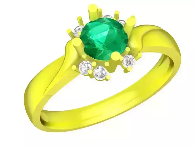 5181 asian fashion diamond ring for women