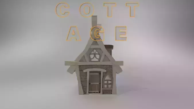 Simple Printable Cottage 3D print model