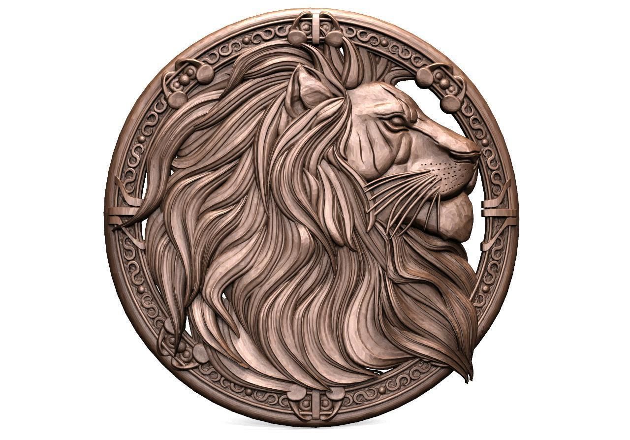 Lion CNC 3D print model_1