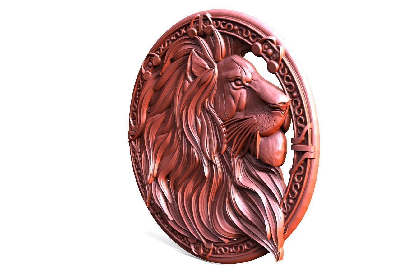 Lion CNC 3D print model_2