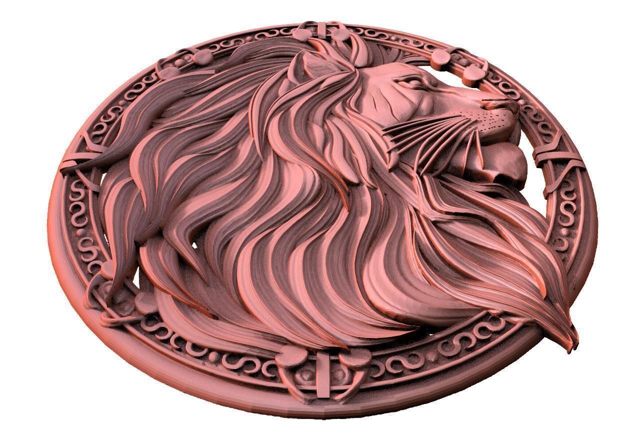 Lion CNC 3D print model_4