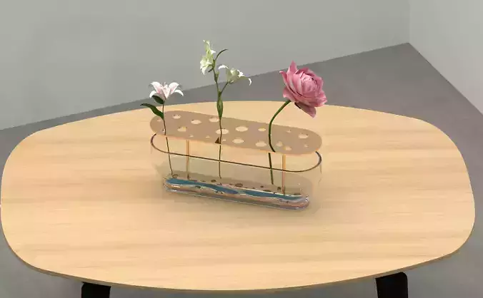JH Ikebana vase Long fritzhansen 3D model