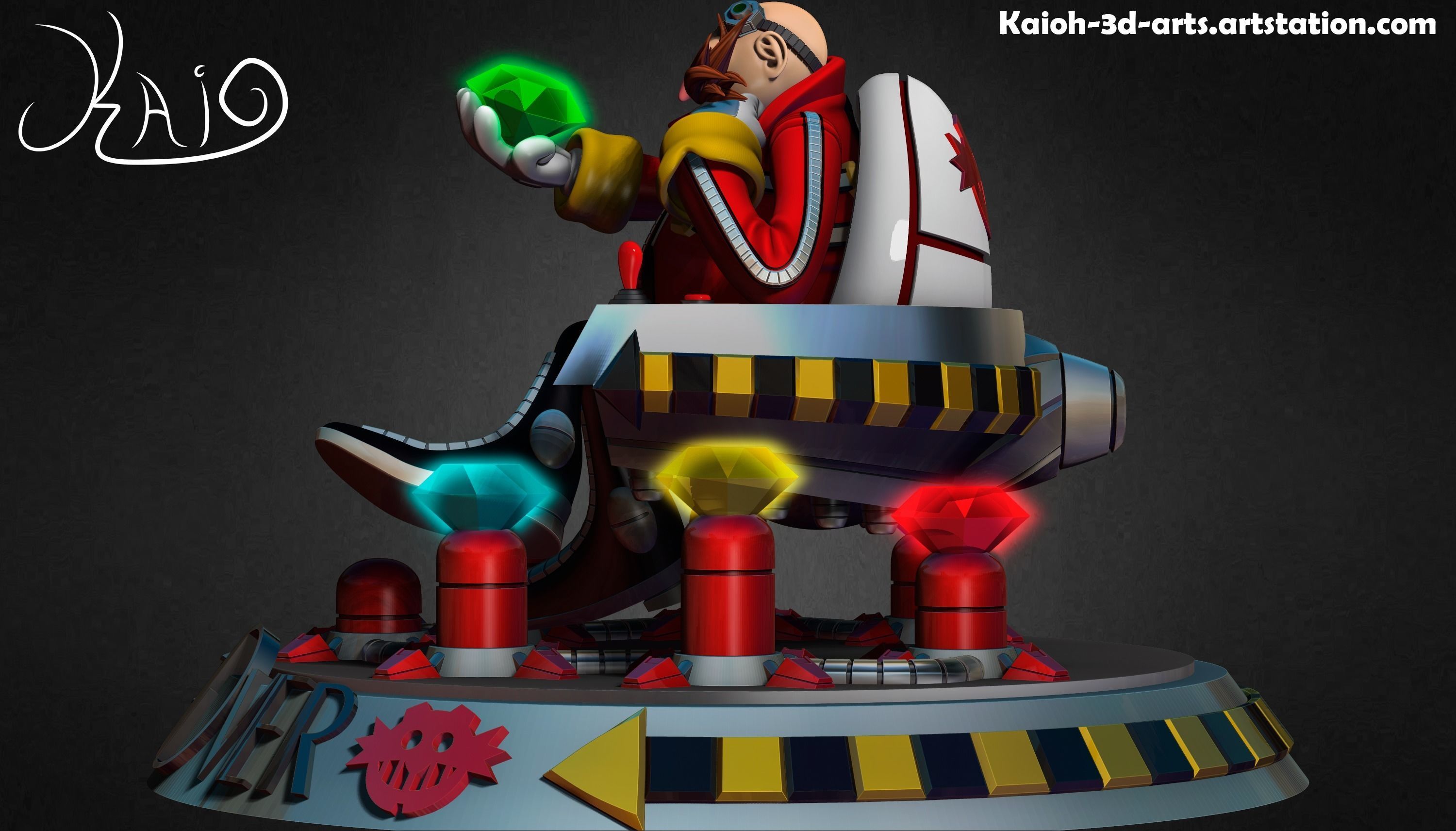 Dr Eggman - The Power to Conquer the World 3D print model_6
