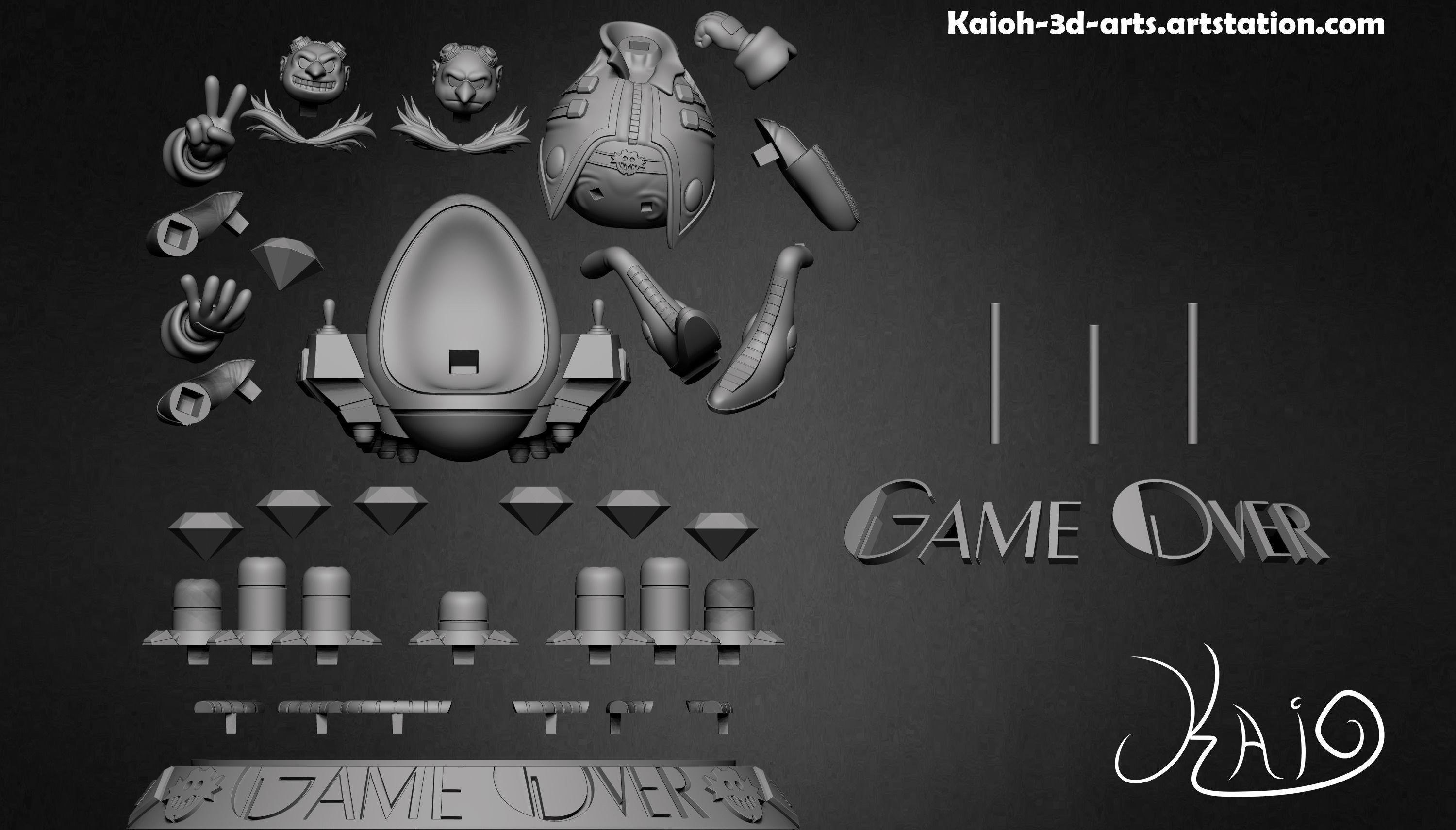 Dr Eggman - The Power to Conquer the World 3D print model_12