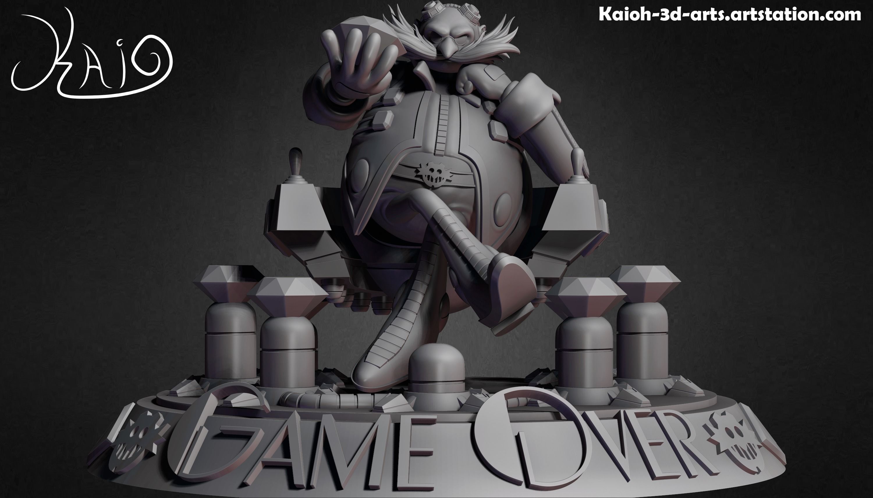 Dr Eggman - The Power to Conquer the World 3D print model_10