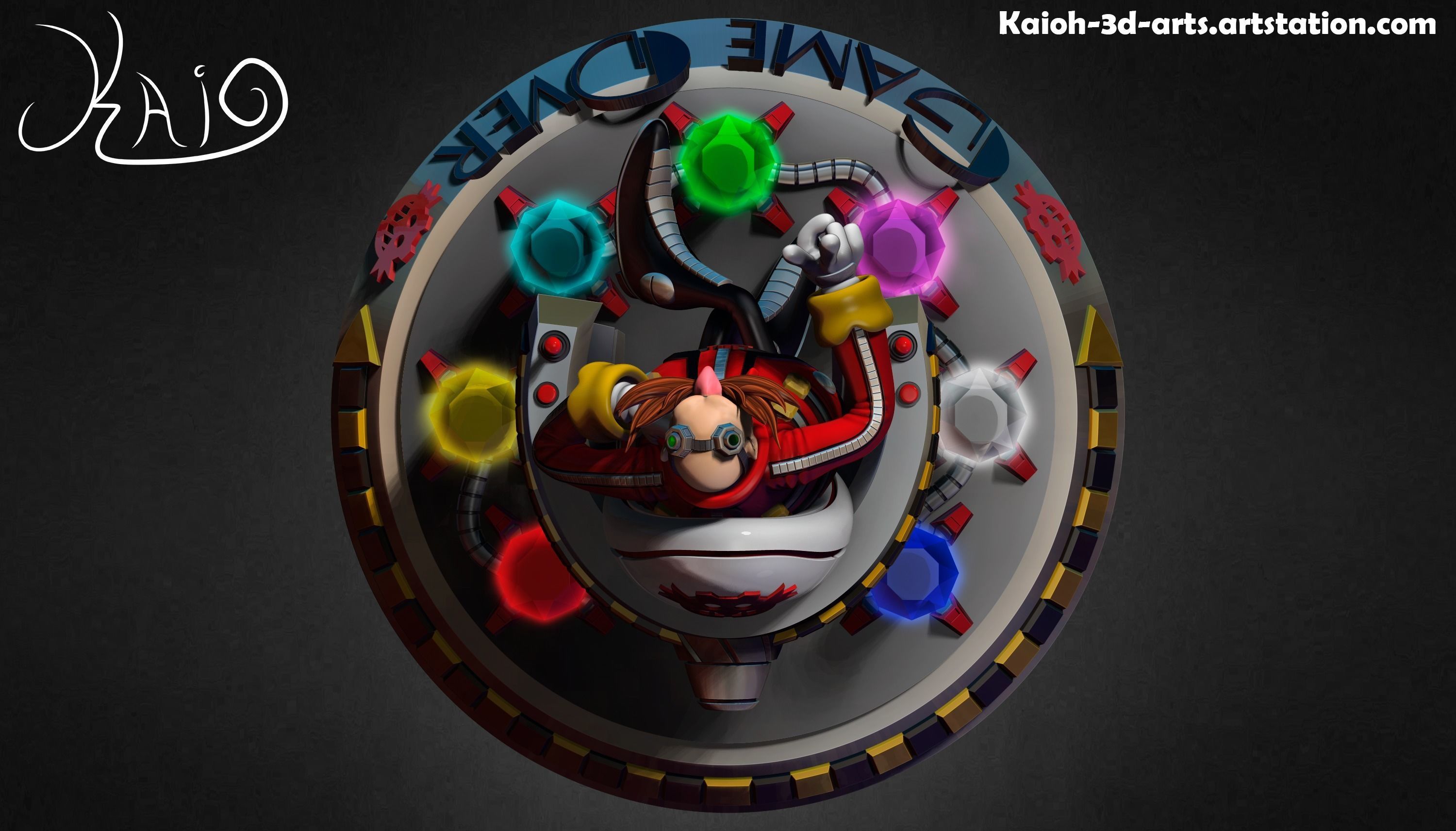 Dr Eggman - The Power to Conquer the World 3D print model_9