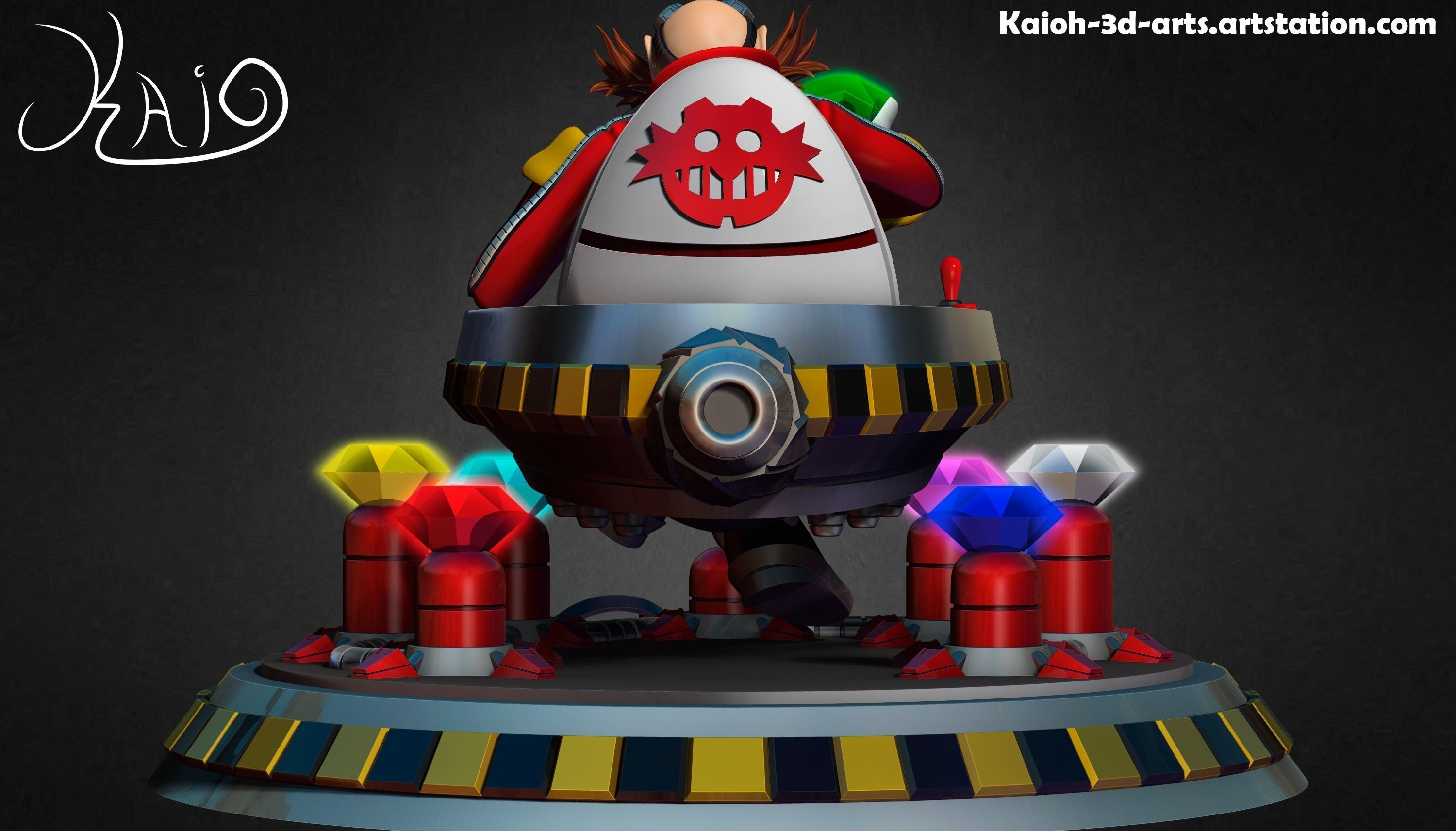 Dr Eggman - The Power to Conquer the World 3D print model_4