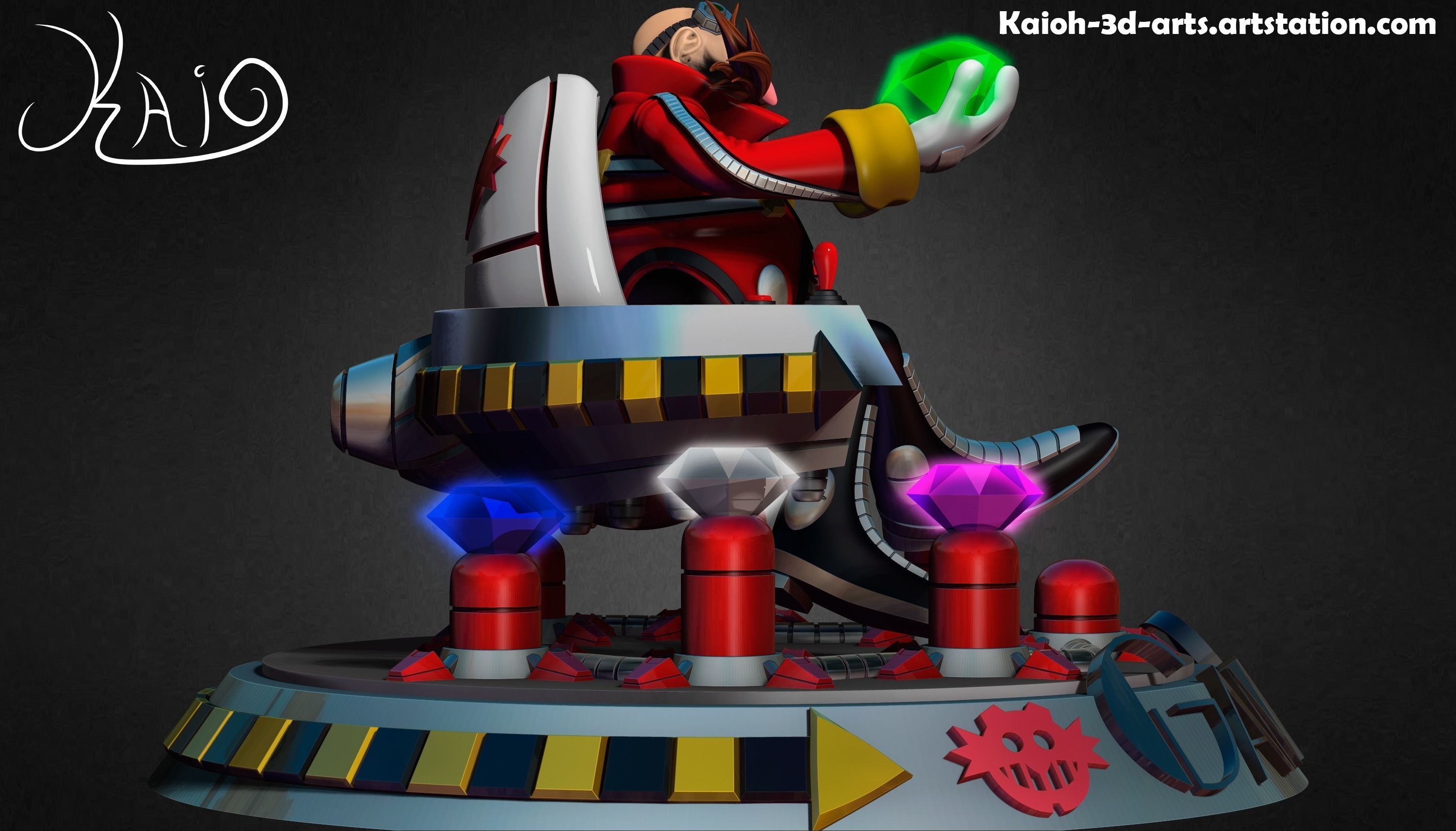 Dr Eggman - The Power to Conquer the World 3D print model_2