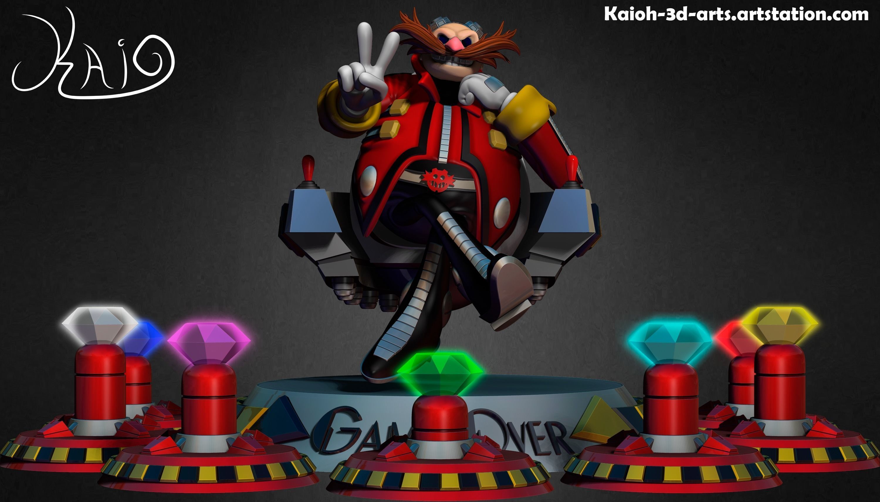 Dr Eggman - The Power to Conquer the World 3D print model_15