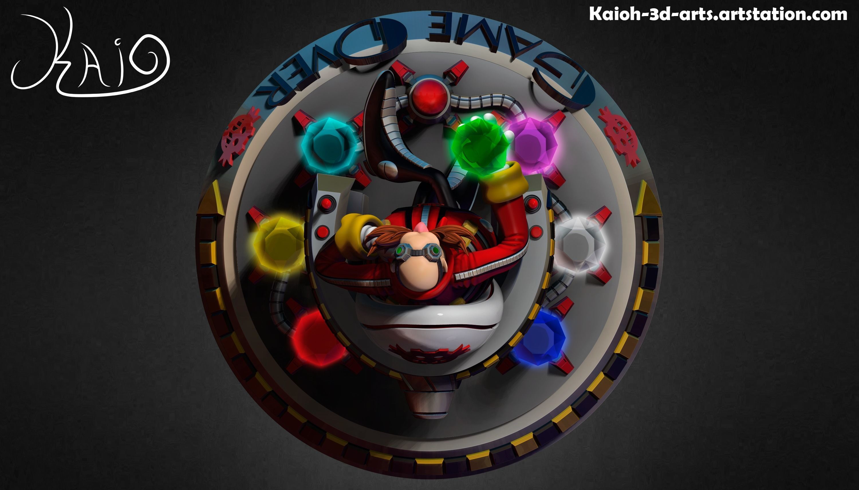 Dr Eggman - The Power to Conquer the World 3D print model_8