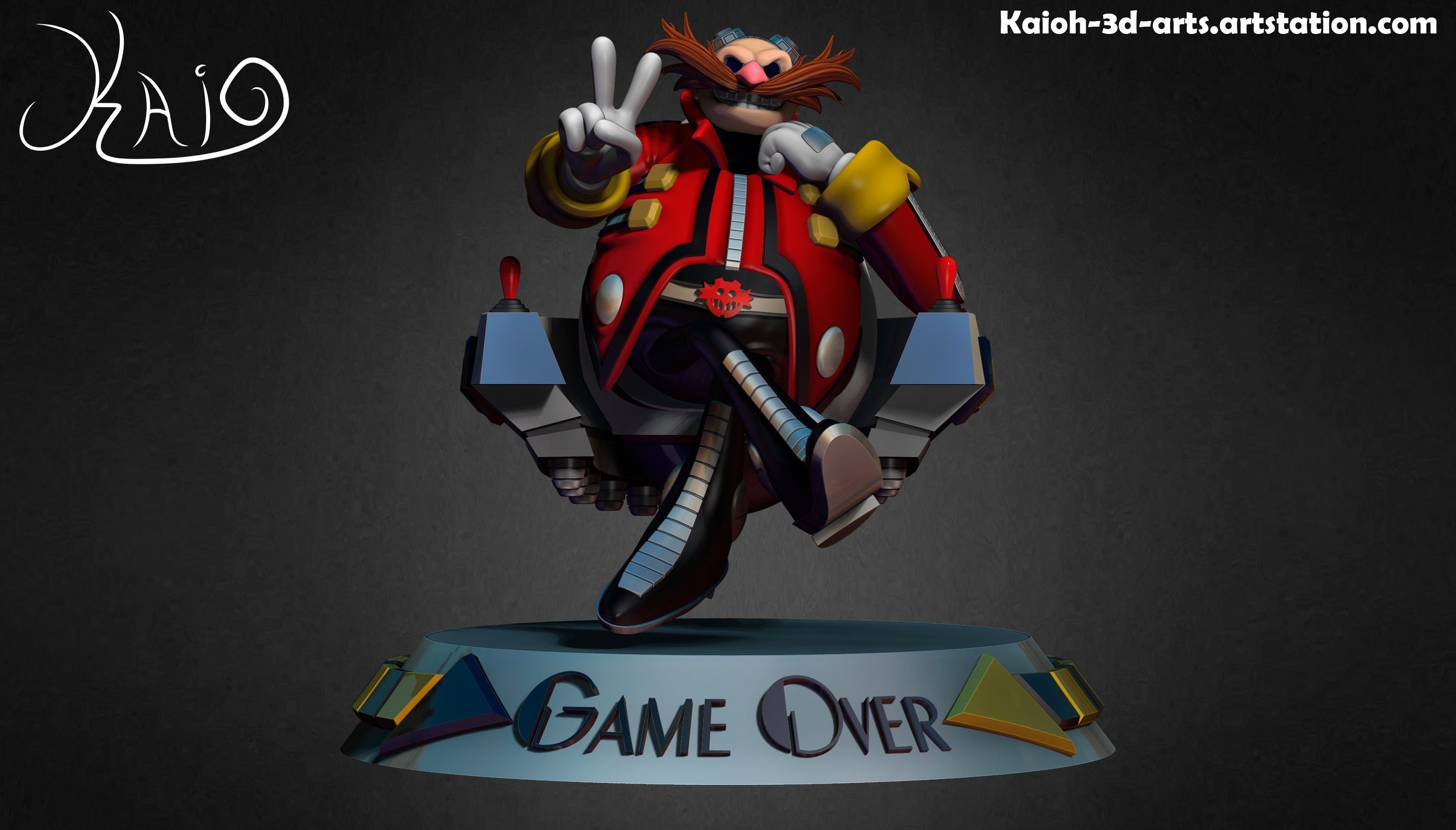 Dr Eggman - The Power to Conquer the World 3D print model_17