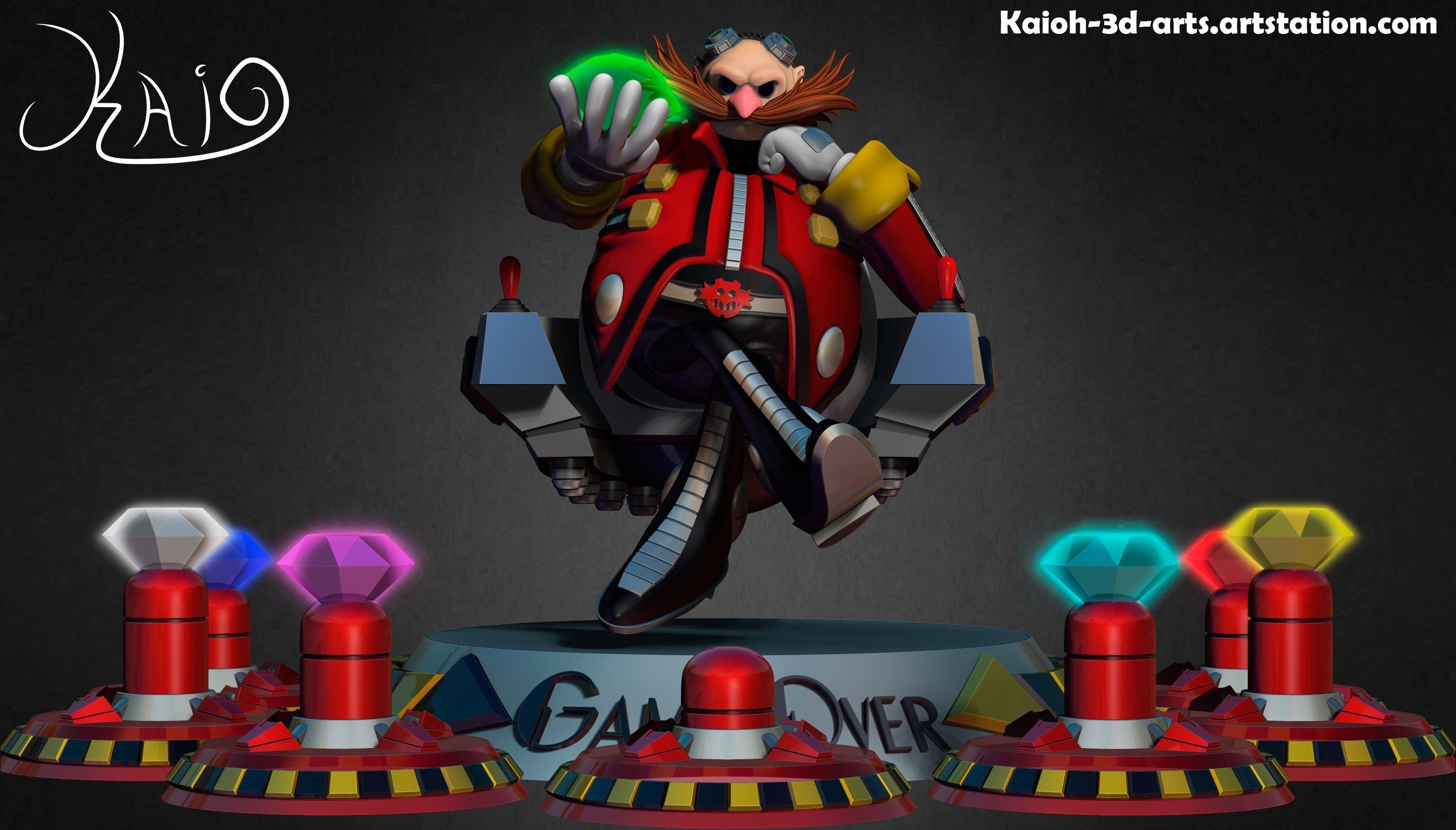 Dr Eggman - The Power to Conquer the World 3D print model_14
