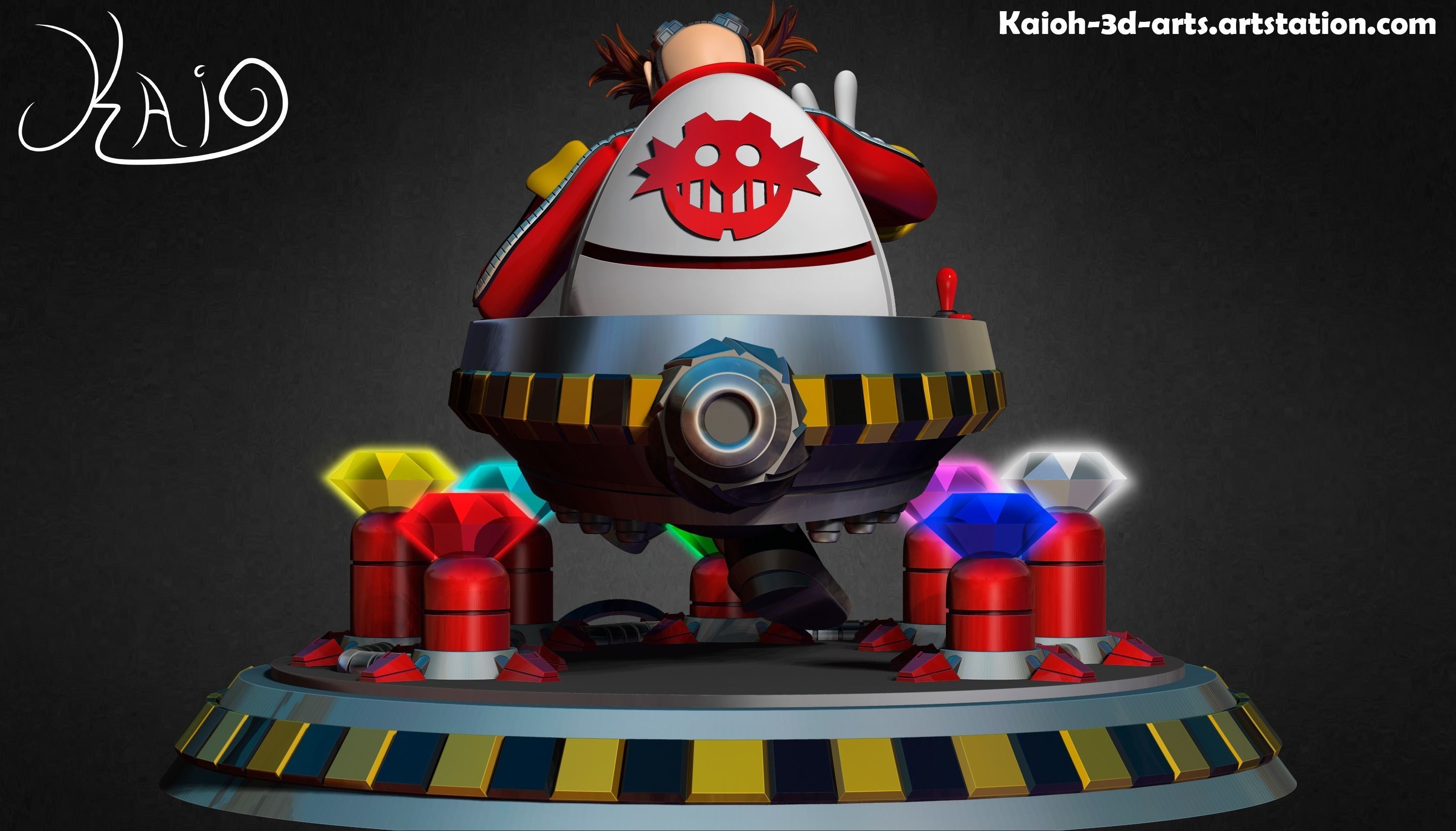 Dr Eggman - The Power to Conquer the World 3D print model_5