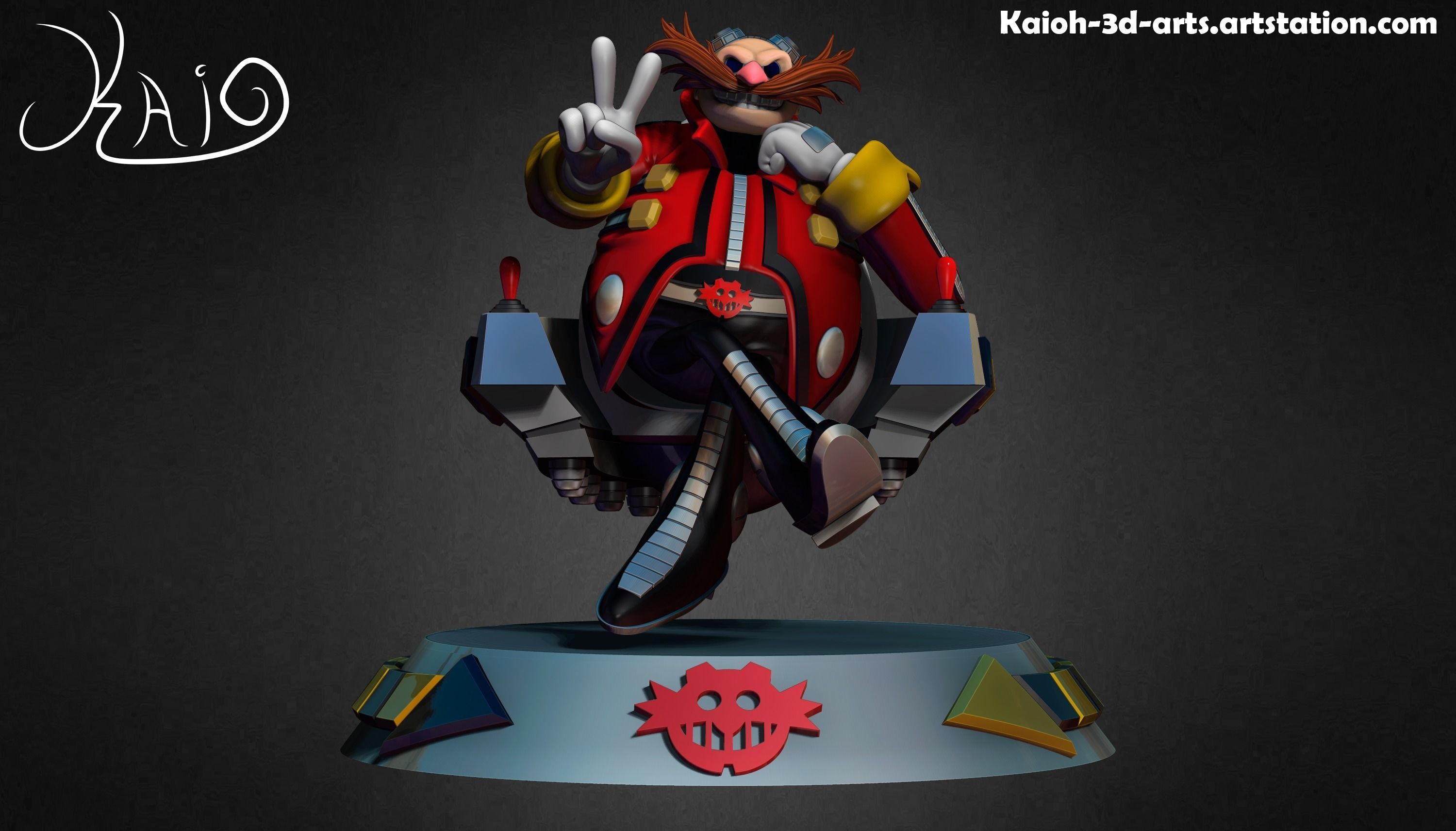 Dr Eggman - The Power to Conquer the World 3D print model_16