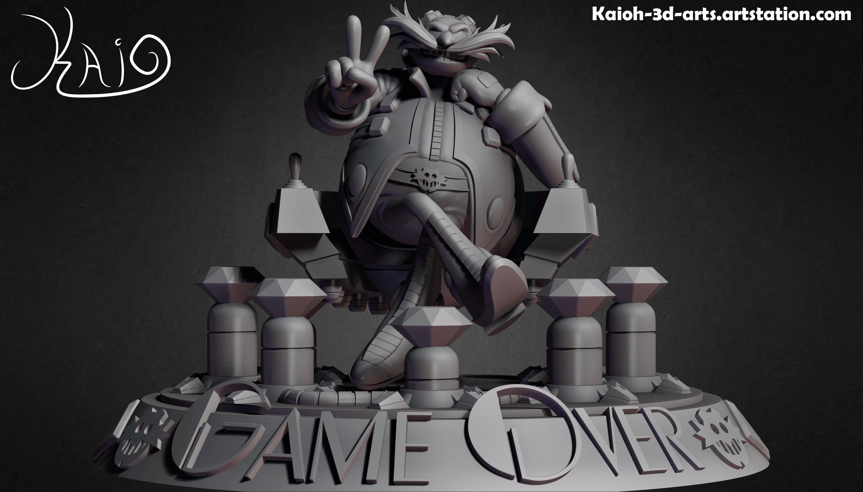 Dr Eggman - The Power to Conquer the World 3D print model_11