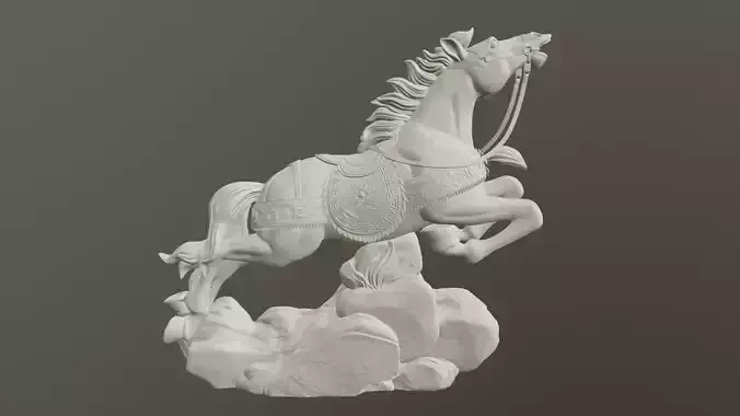 Chinese Galloping Horse Statue